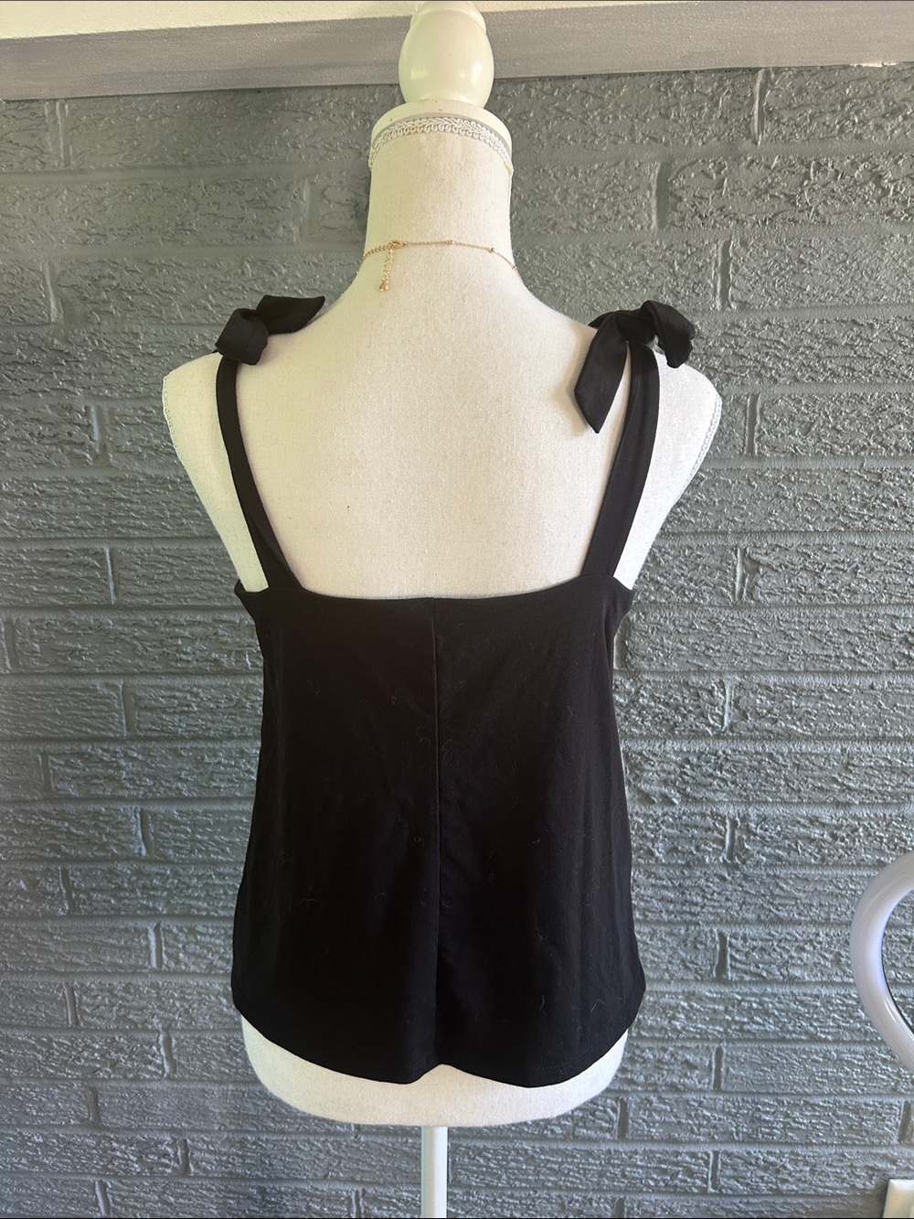 J. Crew Tie-Shoulder Tank Top - Picture 3 of 5